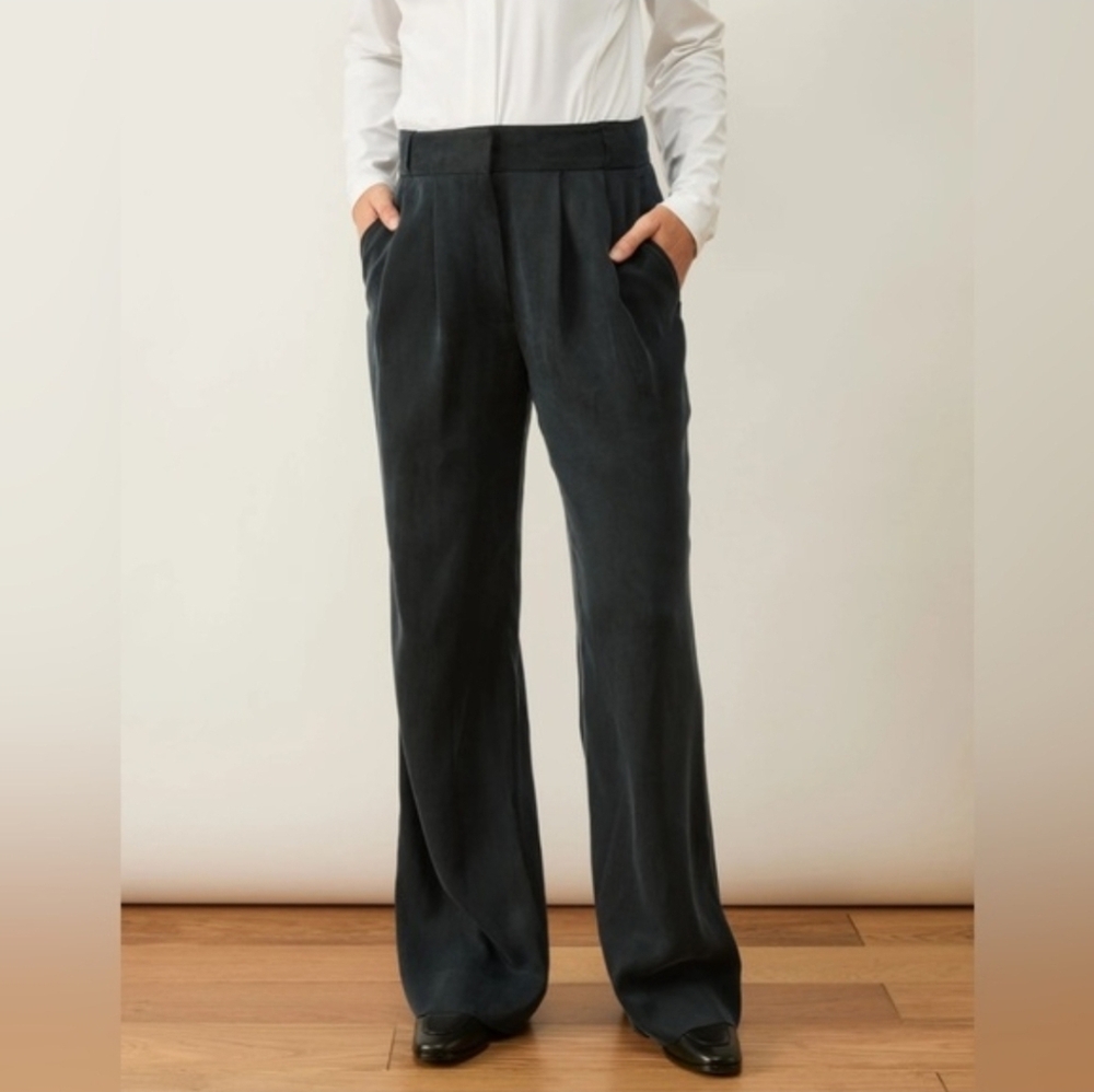 ADAY Structured Work Trouser in Black, Size 6 (NWT)